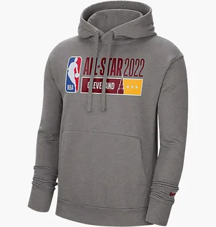 Худи мужское Nike Fleece Essential All-Star Weekend 2022 Grey DH9528-063