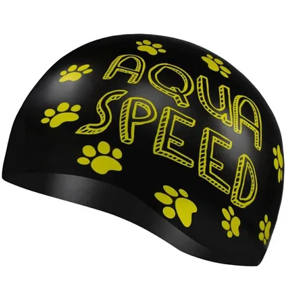 Шапочка для плавання дитяча Aqua Speed Kiddie Black 142-07