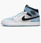 Кросівки чоловічі Air Jordan 1 Mid Se MenS Shoes White/Light Blue DV1308-104