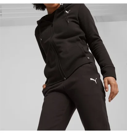Спортивный костюм женский Puma Classics Hooded Fl Black 622637-01