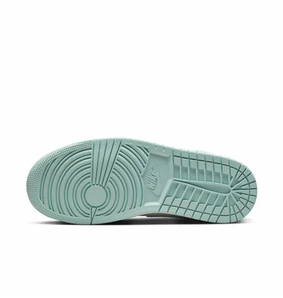 Кроссовки женские Air Jordan 1 Retro Mid Turquoise/White BQ6472-132