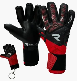 Перчатки вратарские Redline Freedom Smu Black/Red RLM69
