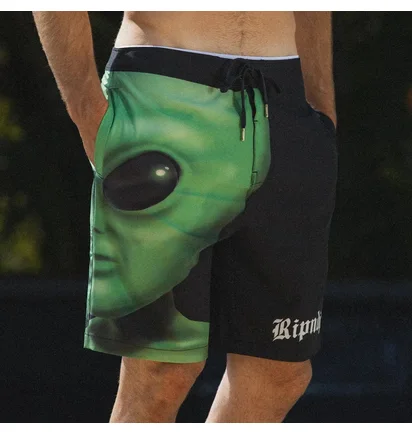 Шорты мужские RipNDip We Come In Peace Black RNDSUM24124