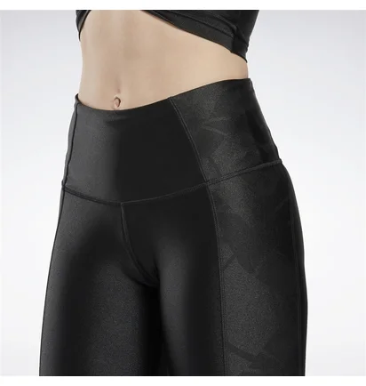 Лосины женские Reebok Pose Scribble Black Hd0934