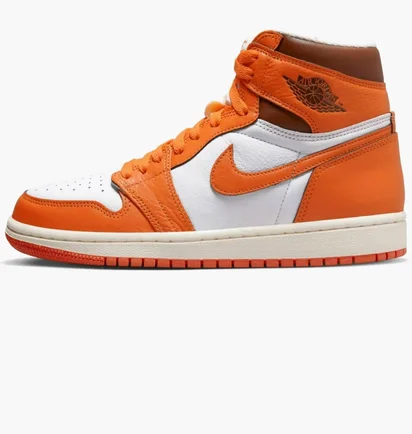 Кроссовки женские Nike Jordan 1 High Starfish Orange/White Do9369-101
