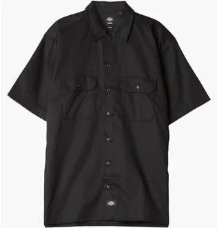 ᐉ Сорочка чоловіча Dickies Work Shirt Ss Black DK0A4XK7BLK