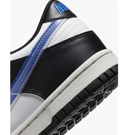 Кроссовки детские Nike New Dunk Low Next Nature Tpu Swoosh Black/White Fd0689-001