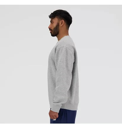 Свитшот мужской New Balance Sport Essentials Fleece Crew Grey MT41510-AG