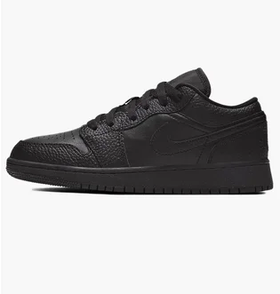 ᐉ Кроссовки детские Nike Air Jordan 1 Gs Low Triple Black 553560
