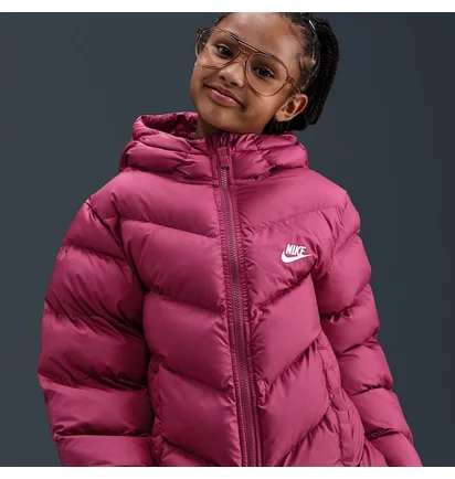 Пуховик детский Nike Tf Adp Puffer Bordo HQ4976-634
