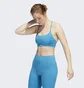 Топ женский Adidas Yoga Studio Light-Support 3-Stripes Bra Blue Hh9127