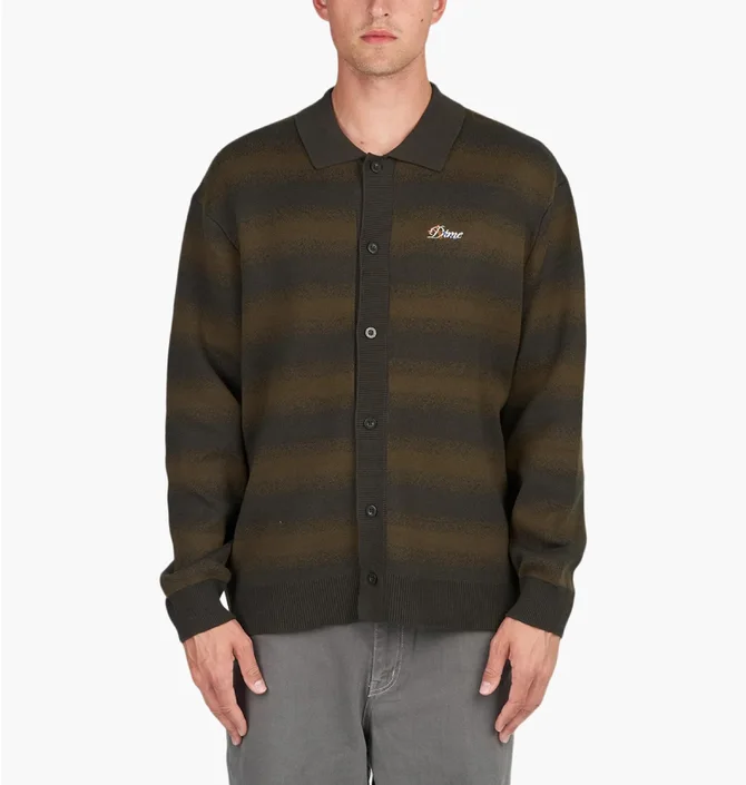 Кофта мужская Dime Haze Knit Brown/Olive DIMESP24D23OLI