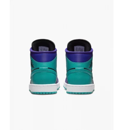 Кросівки жіночі Air Jordan W 1 Mid Violet/Turquoise BQ6472-502