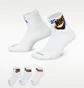 Носки Nike Ed Pls Ankle Sport (3 пары) White HJ9378-901