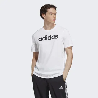 Футболка мужская Adidas Essentials Single Jersey Linear Embroidered Logo Tee White IC9276