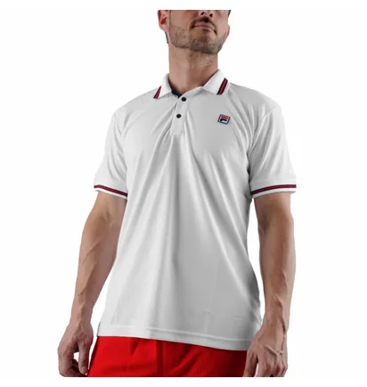 Поло мужское Fila Polo Piro White FBM131110001