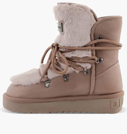 Ботинки женские Nordic Trk Fur Taupe Beige DFSH370022-TAUP