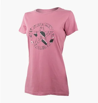Футболка жіноча Jeep T-Shirt Star Botanical Print J22W Pink O102614-P490
