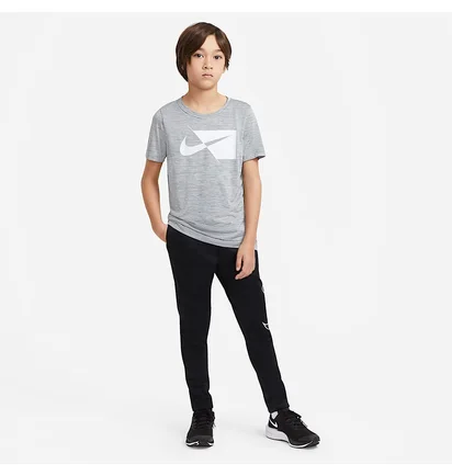 Футболка детская Nike Dri-Fit Hbr Ss Top Grey DA0282-084