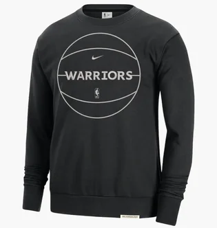 Світшот чоловічий Nike Golden State Warriors Black FB3761-010