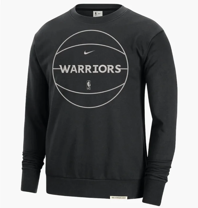 Свитшот мужской Nike Golden State Warriors Black FB3761-010