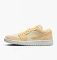 Кроссовки женские Air Jordan Air 1 Low Se Shoes Beige/Yellow DV0426-200