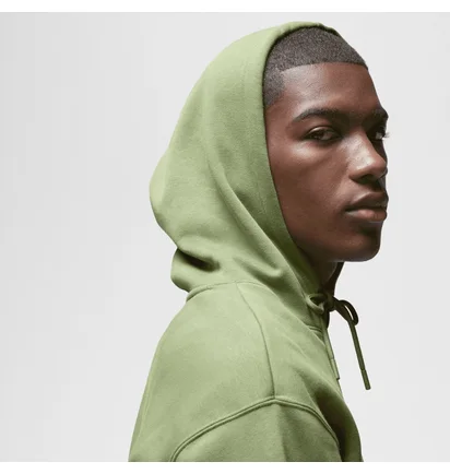 Худи мужское Air Jordan Essential Fleece Baseline Hoodie Green FD7545-340