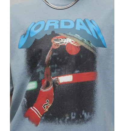 Футболка жіноча Air Jordan (Her)Itage WomenS Graphic T-Shirt Light Blue FB5137-031