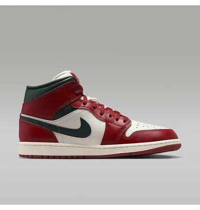 Кроссовки мужские Air Jordan 1 Mid Red/Beige DQ8426-105