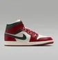 Кроссовки мужские Air Jordan 1 Mid Red/Beige DQ8426-105