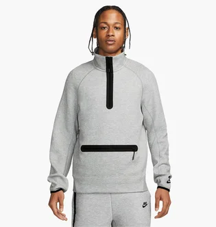 Кофта мужская Nike Sportswear Tech Fleece 1/2-Zip Sweatshirt Grey FB7998-063