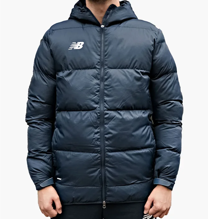 Пуховик чоловічий New Balance Team Base Blue MJ031540NV