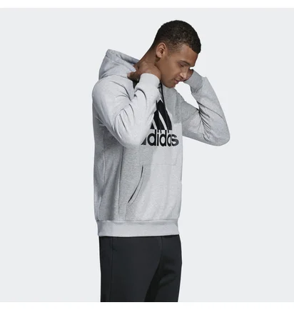 Худи мужское Adidas Must Haves Badge Of Sport Hoodie Grey DT9947