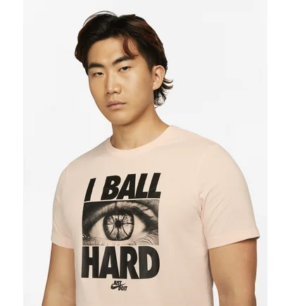 Футболка мужская Nike Dri-Fit MenS Basketball T-Shirt Peach FJ2348-838