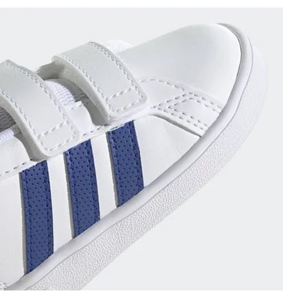 Кросівки дитячі Adidas Grand Court Shoes White/Blue Gx5749