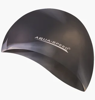 Шапочка для плавания Aqua speed Bunt 4071 Black/Grey 113-78