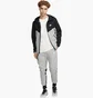 Спортивний костюм чоловічий Nike Sportswear Tech Fleece Windrunner Tracksuit Grey/Black FB7921-064__FB8002-064