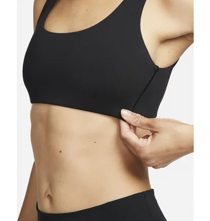 Топ женский Nike Alate All U Light-Support Lightly Lined U-Neck Sports Bra Black DV9855-010