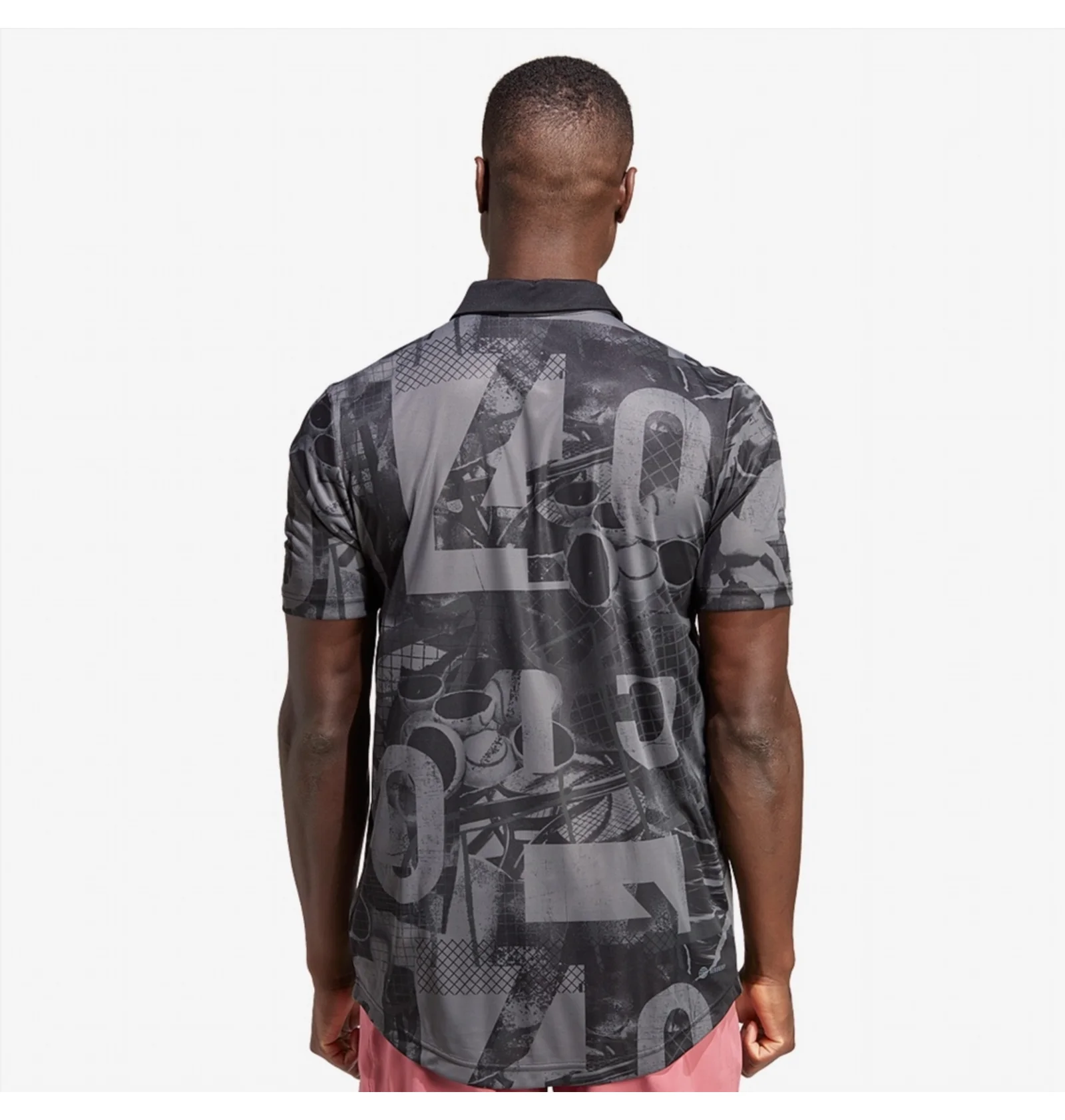 ᐉ Поло чоловіче Adidas Club Graphic Polo Grey HS3242 - придбати в