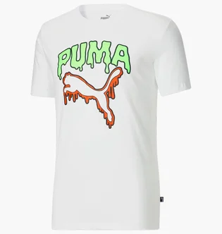 Футболка чоловіча Puma Melted Cat White 678788-02