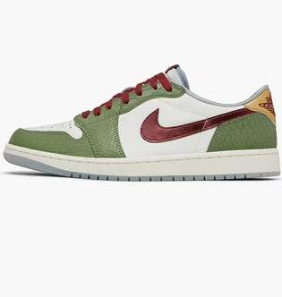 Кроссовки мужские Air Jordan 1 Retro Low Og Green/White FN3727-100