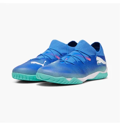 Футзалки унисекс Puma Future 7 Match It Blue 107936-01