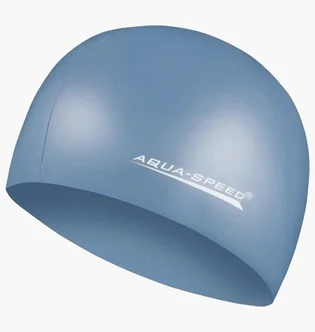 Шапочка для плавания Aqua speed Mega Blue/Metallic 100-22