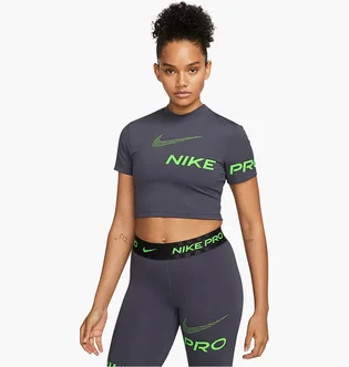 Футболка женская Nike Pro Dri-Fit Grey DX0078-015