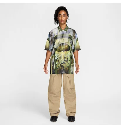 Футболка мужская Nike Nocta Opal MenS Button-Down Short-Sleeve Top Multi FV1939-378