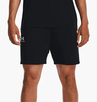 Шорты мужские Under Armour Shorts Essential Fleece Short Black 1380377-001