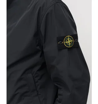 Куртка мужская Stone Island Micro Twill Zip-Up Black L1S154100033S0026-V0020