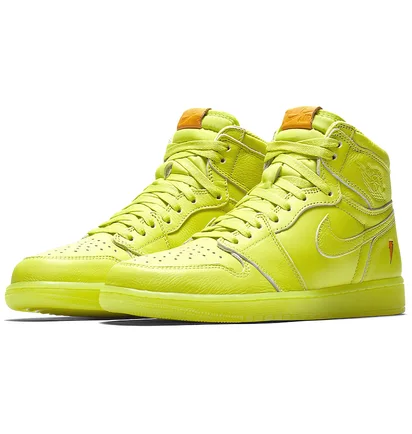 Кроссовки мужские Air Jordan 1 Retro High Og G8Rd Yellow AJ5997-345