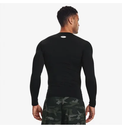 Лонгслів чоловічий Under Armour Heat Gear Compression Ls Black 1361524-001