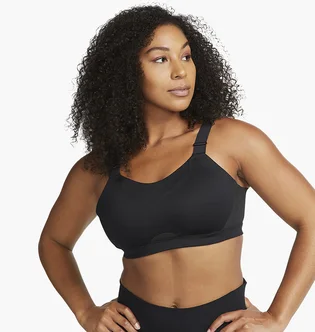 Топ женский Nike Womens High-Support Padded Adjustable Sports Bra Black Dd0430-010
